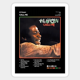 Al Green - Call Me Tracklist Album Magnet